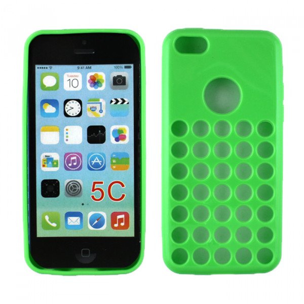 Wholesale iPhone 5C Colorful TPU Case (Green)